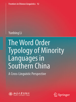 cover image of The Word Order Typology of Minority Languages in Southern China